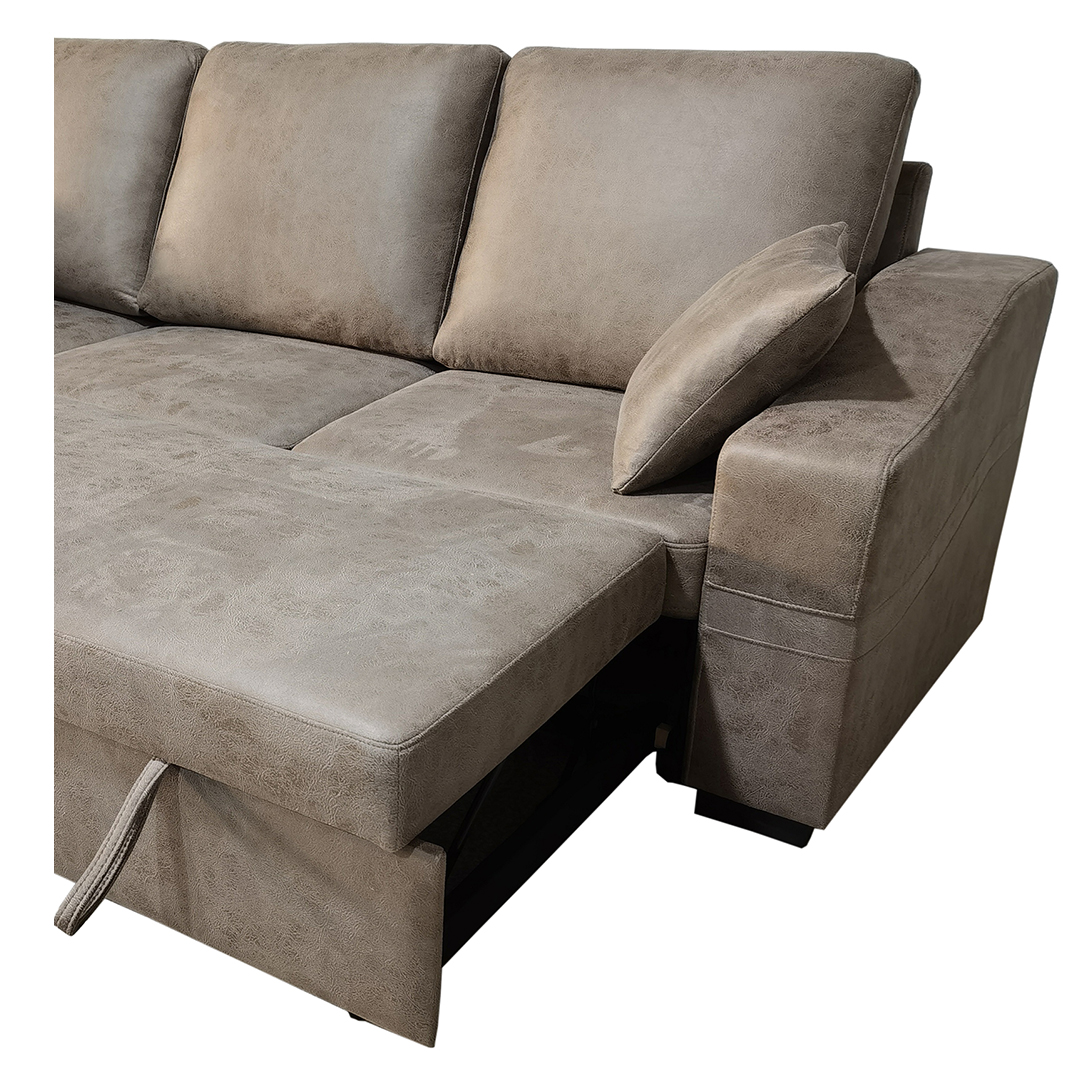 Chaiselongue Cama Cordoba: Sofá Cama Nido Reversible con Arcón - Imagen 4