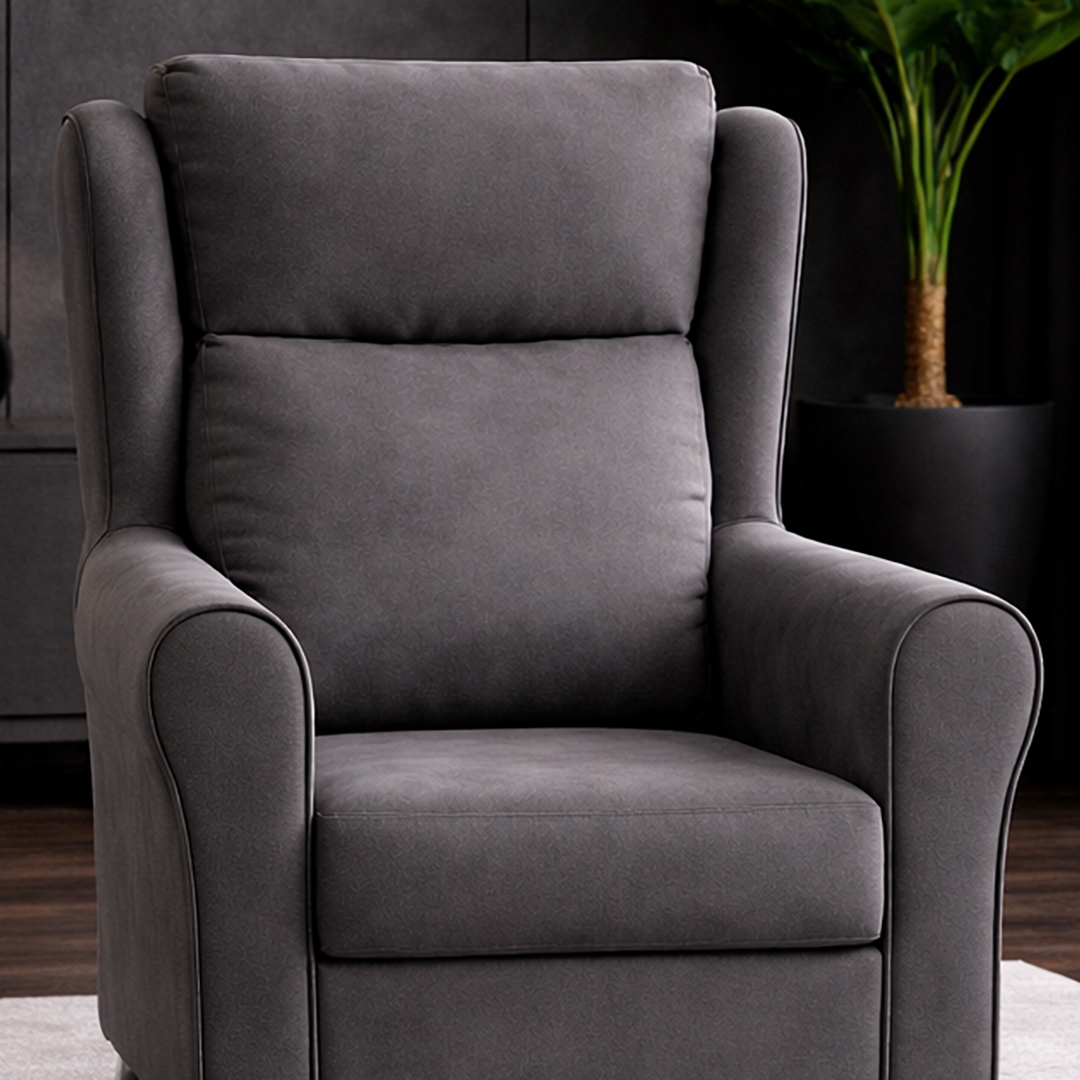 Butaca Ana: Respaldo Orejero Alto Brazos Redondos - Imagen 2